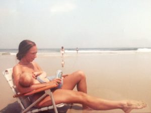 Breastfeeding Baby At the Beach