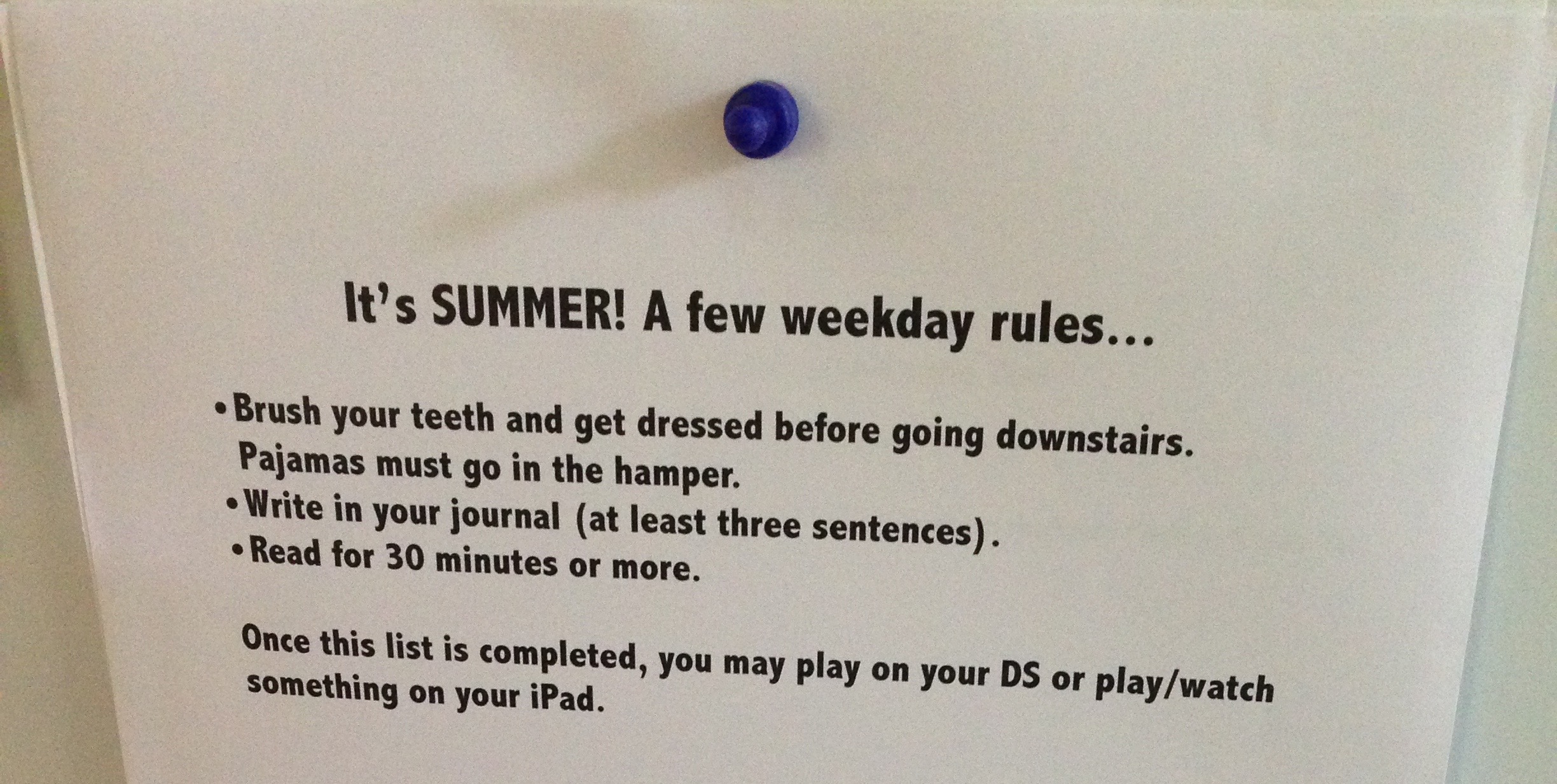 Our summer of life skills
