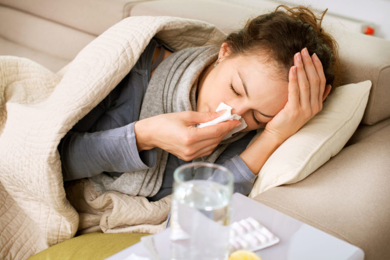 Things to Do when You’ve Got the Flu…and a Baby to Attend To
