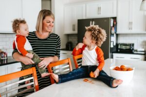 A busy mom hits the work-life balance